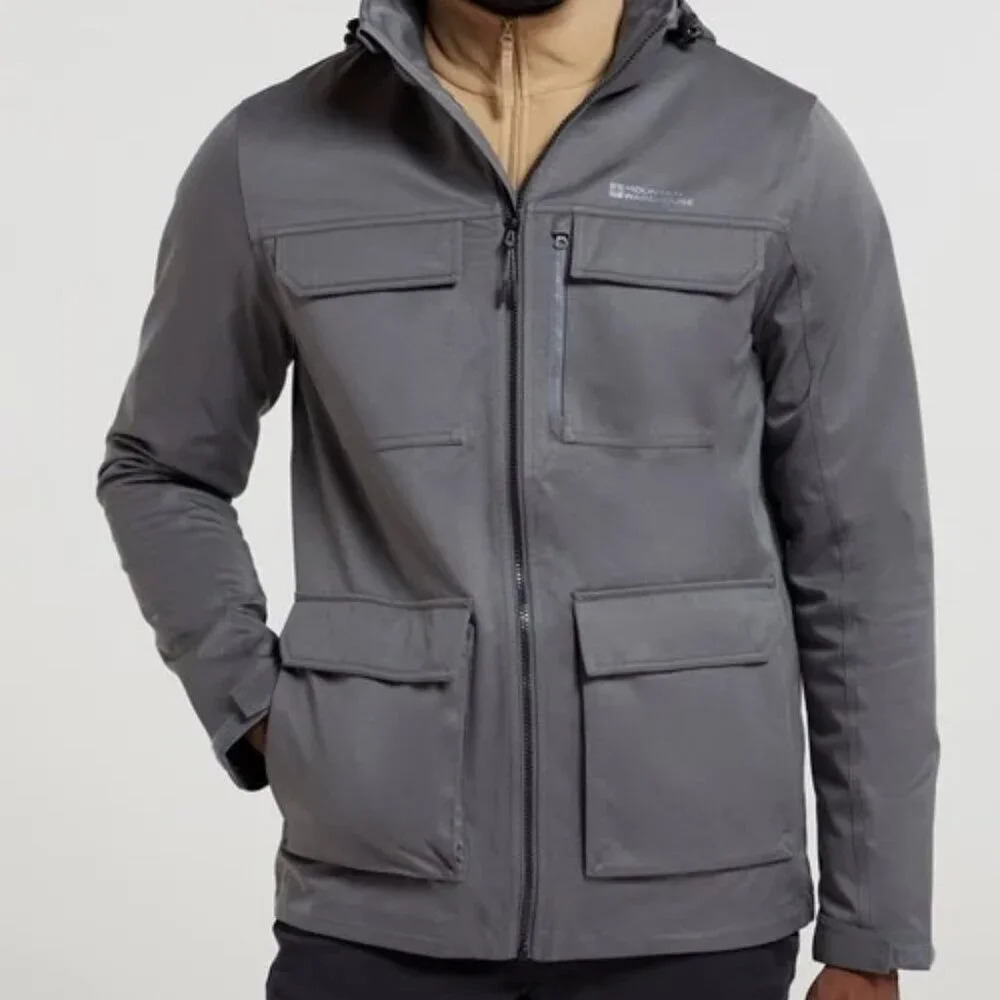 NWT Mountain Warehouse Stellar Mens Windproof Softshell Jacket Sz: L